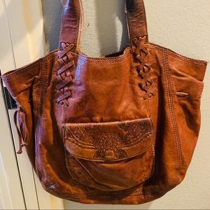‼️SOLD - Lucky Brand Leather Tote